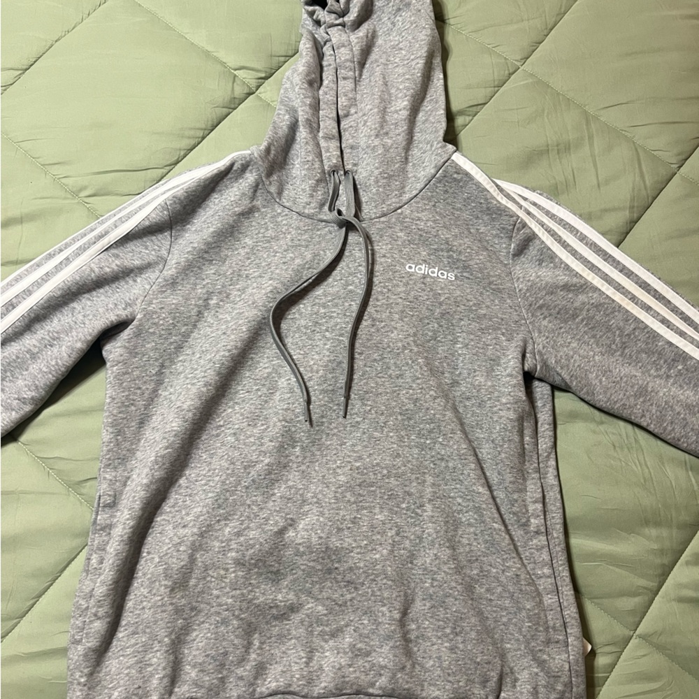 Light gray adidas hoodie